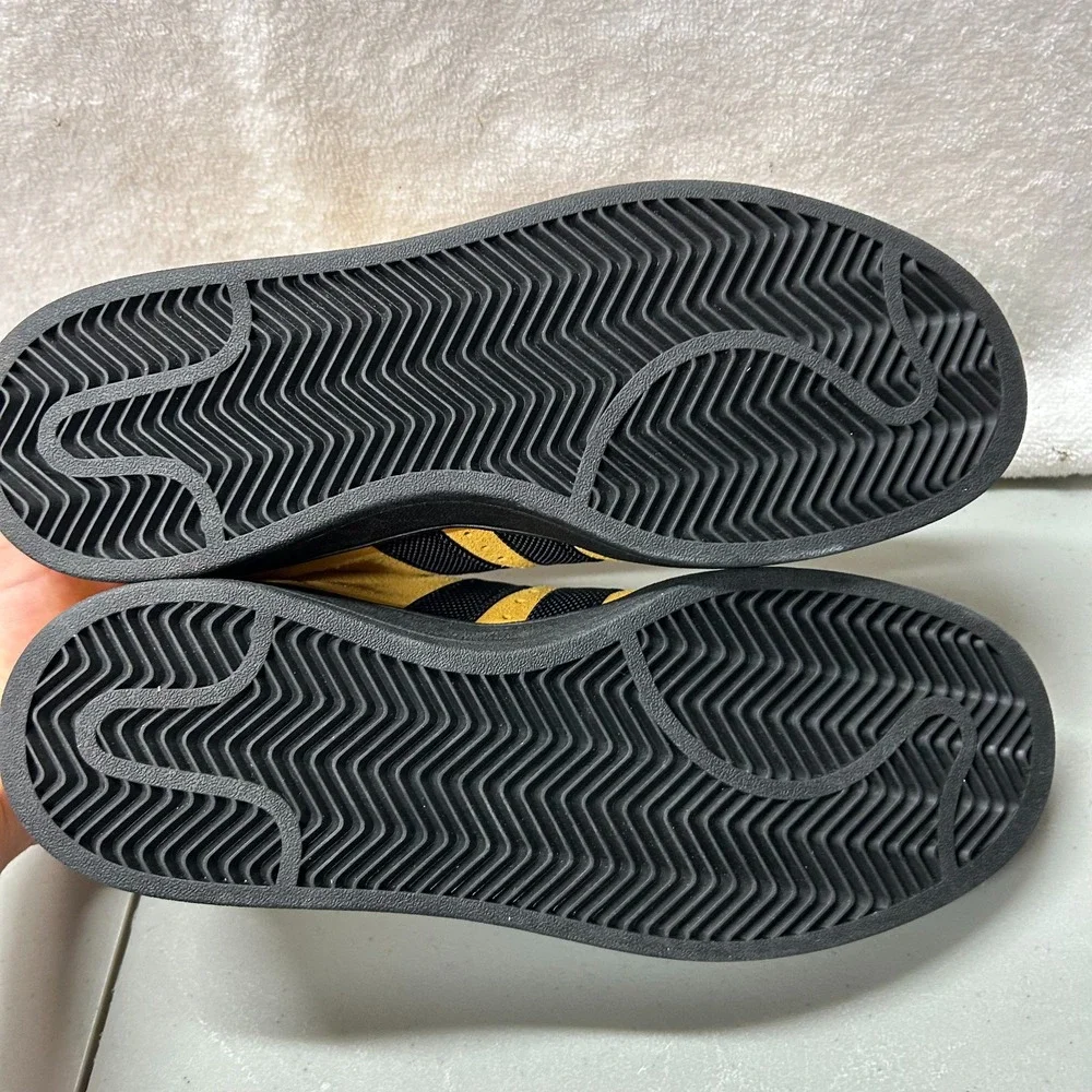 Adidas Mens Size 8.5 Ws 10 Campus 00s Preloved Yellow/Core Black Suede Shoes